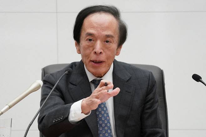 우에다 가즈오 일본은행 총재(사진=AFP)