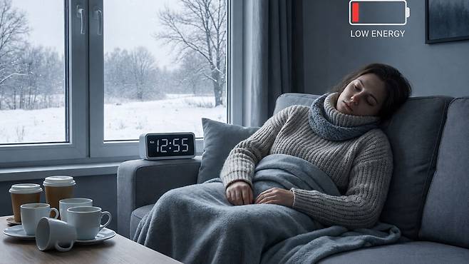 추운 겨울에는 에너지 소모가 가속화 된다|출처: Gemini