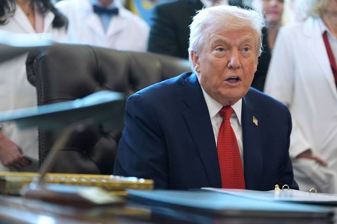 도널드 트럼프 미국 대통령. 연합뉴스AP