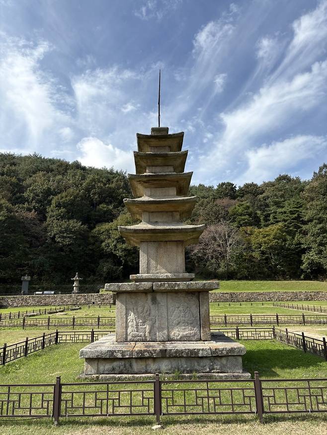 충청남도 서산 보원사지 오층석탑. 국가유산청 제공
