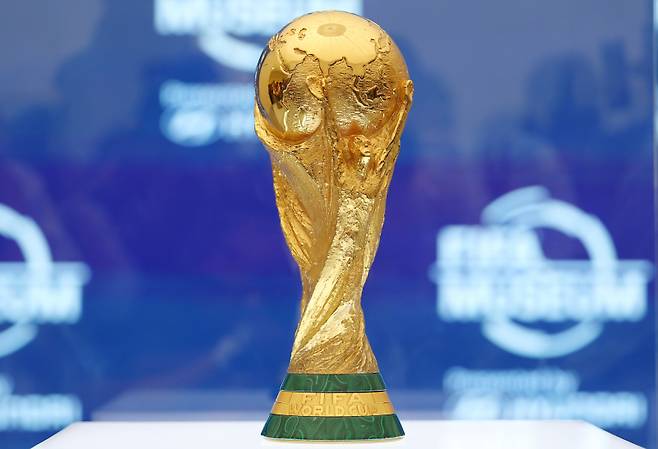 FIFA 월드컵 트로피. 연합뉴스