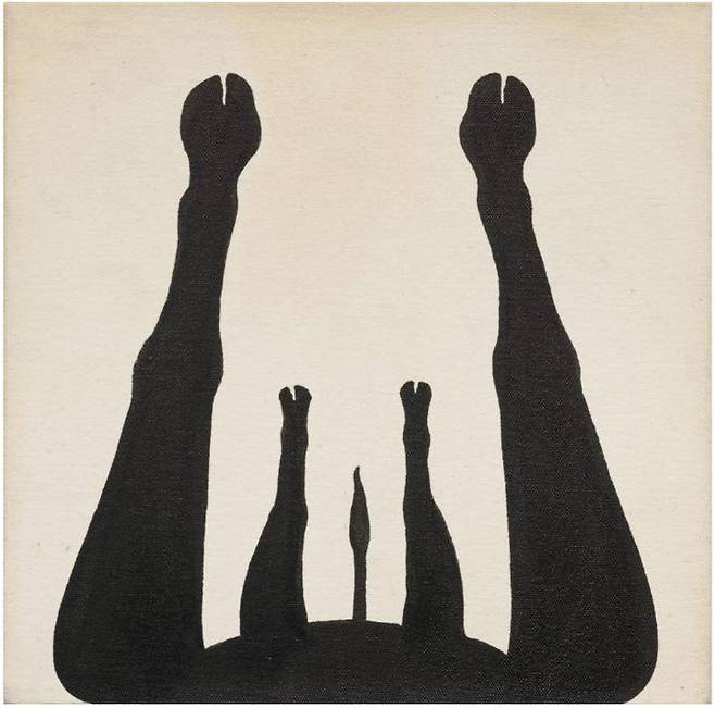 이것은 개념미술이 (아니)다, 김범, 무제, 1995, 캔버스에 먹, 31×31cm, 국립현대미술관 소장 *재판매 및 DB 금지