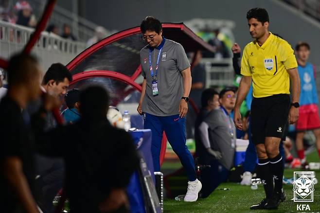 지난해 2024 AFC U-23 아시안컵 당시 황선홍 감독. /사진=대한축구협회 제공