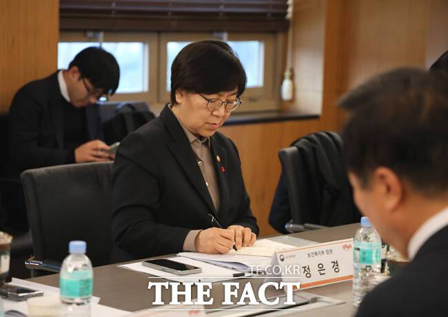 19일 정은경 보건복지부 장관이 경북 안동병원을 방문해 '포괄 2차 종합병원' 추진 현황 을 점검 했다. /안동병원