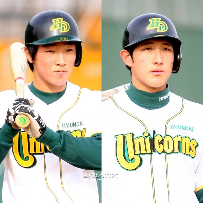 현대 유니콘스 신인 시절 정훈-황재균. IS 포토