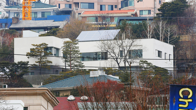 이명희 신세계그룹 총괄 회장의 서울 용산구 한남동 자택. 연합뉴스