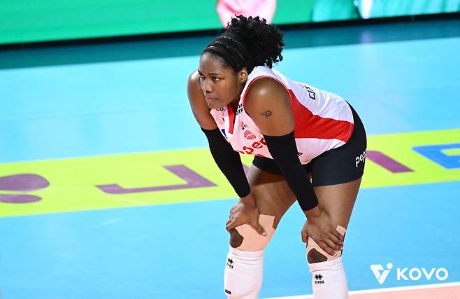 페퍼저축은행 주포 조이 [한국배구연맹 제공. 재판매 및 DB 금지]