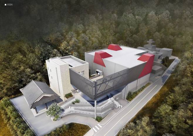 서울시 은평구 서울소방학교에 건립 예정인 실화재 훈련장 조감도. 서울시