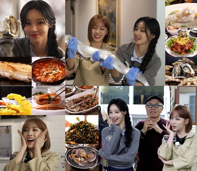 '백반기행' 멍게젓갈, 군소무침, 두부톳무침, 숭늉, 볼락구이, 개조개, 생갈치, 갈치구이, 갈치조림, 거제 굴, 굴구이, 굴회무침, 굴전