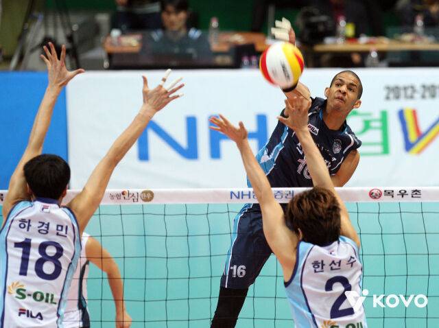 2012-2013시즌 삼성화재 시절 레오./KOVO