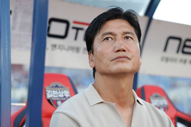정정용 김천 상무 감독이 전북 현대 지휘봉을 잡는다. 사진제공｜한국프로축구연맹