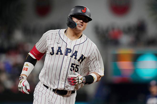 2023 월드베이스볼클래식(WBC) 당시 무라카미 무네타카. 사진 | 마이애미=AP연합뉴스