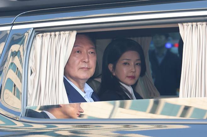 윤석열 전 대통령과 김건희 전 여사. 사진공동취재단