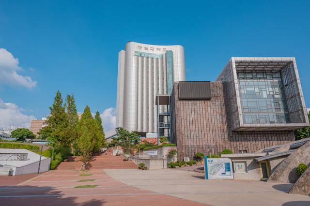 서울 동작구에 있는 숭실대학교 캠퍼스 전경.