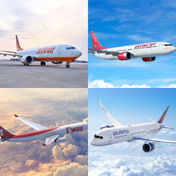 제주항공·이스타항공·티웨이항공·에어프레미아 항공기 [사진=각 사]