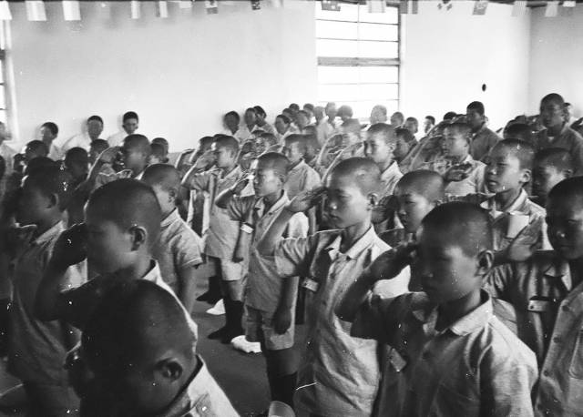 1970년 선감학원 아동들. 국가인권위원회 제공