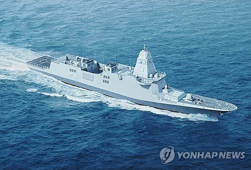 한국형차기구축함 조감도