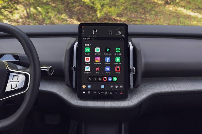 볼보 ‘EX30CC’ 인테리어. 사진제공 ｜볼보자동차코리아