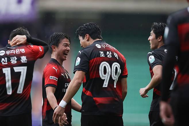 신광훈, 조상혁 강민준 등 포항 스틸러스 유스 출신 선수들. 프로축구연맹