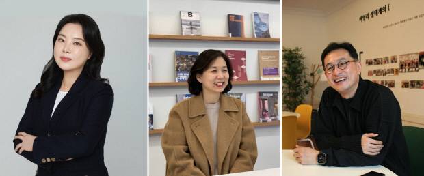 왼쪽부터 김민지 광주문화재단 ESG경영위원, 해민영 MYSC CAO, 방대욱 다음세대재단 대표.