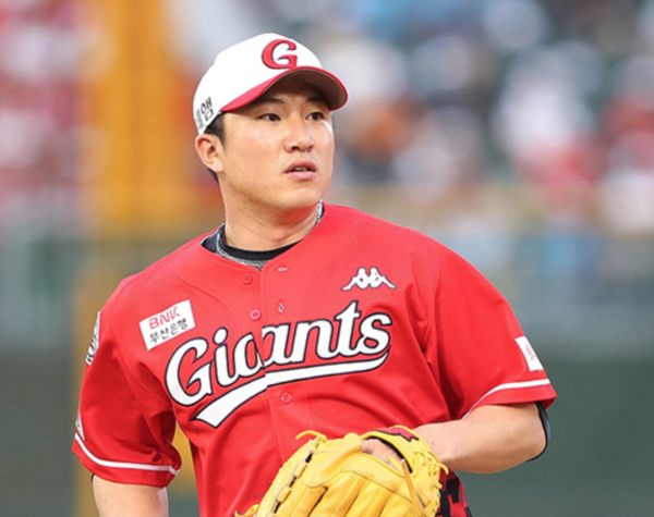 롯데 시절의 장시환(사진=롯데)