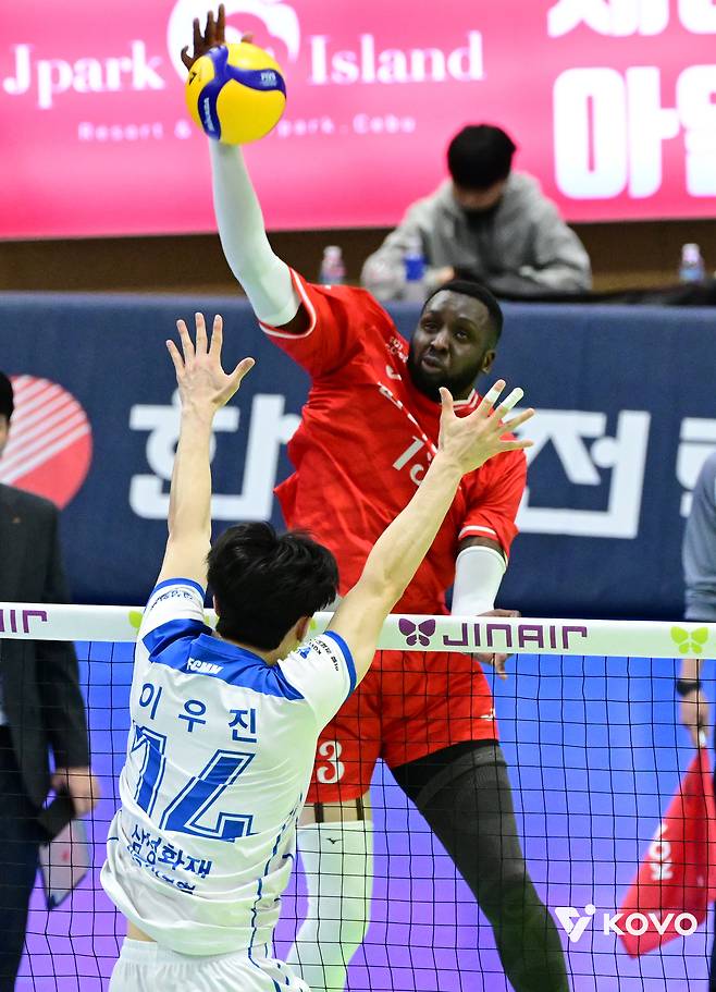 한국전력 쉐론 베논에반스. (KOVO 제공)