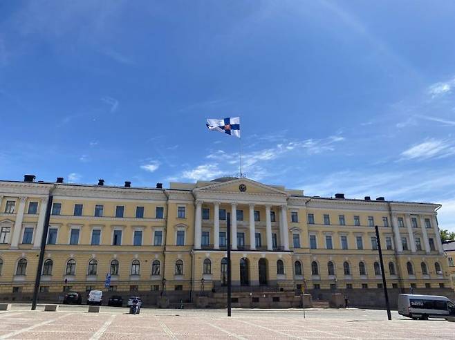 핀란드 헬싱키에 있는 정부 건물. 연합뉴스