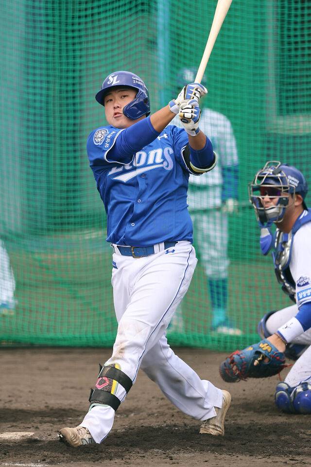 삼성 라이온즈 시절 김민수./삼성 라이온즈