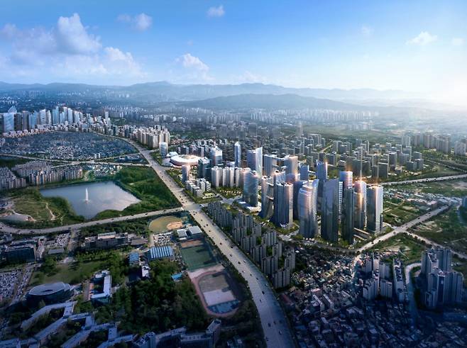 수원시 경제자유구역 조감도. 수원시 제공