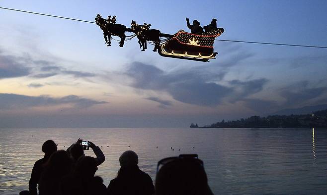 스위스의 크리스마스 맞이 모습. EPA연합뉴스