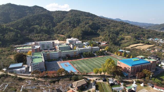 상주공고 전경