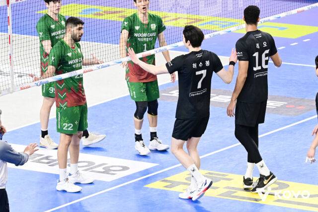 알리와 레오의 신경전/KOVO