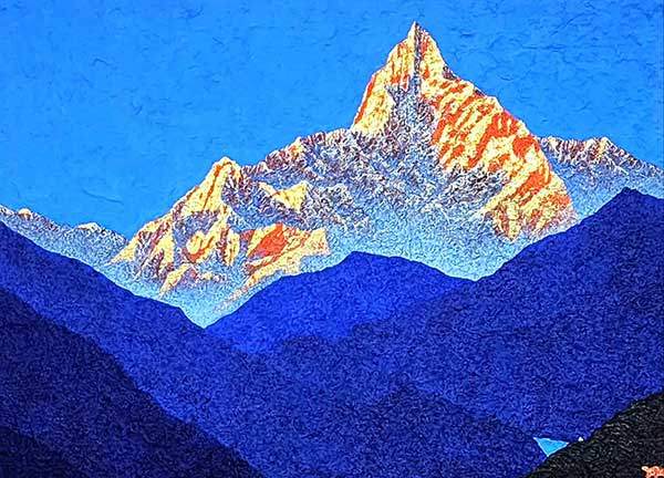 91×65cm . 한지에 채색. 2025.