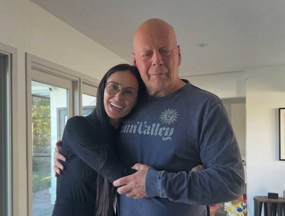 데미 무어, 브루스 윌리스 /사진=데미 무어