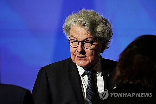 티에리 브르통 전 EU 집행위원 [로이터 연합뉴스 자료사진. 재판매 및 DB 금지]