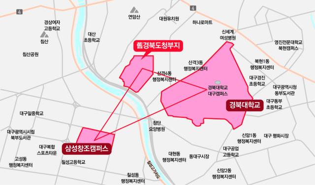 대구 도심융합특구 위치도. 2024.11.7. 국토부 제공