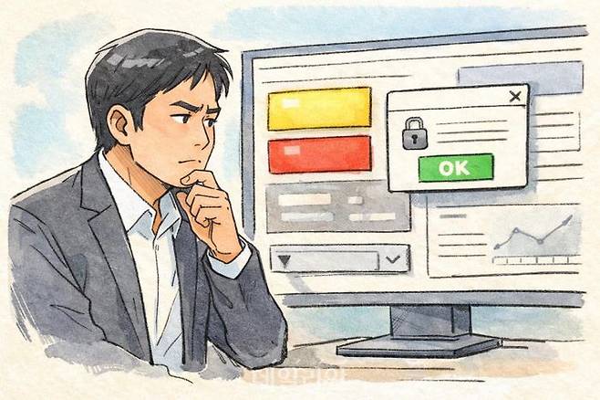 금융위원회와 금융감독원은 25일 금융소비자 보호를 위해 금융상품 판매에 특화된 구체적인 다크패턴 금지행위 유형을 마련했다고 밝혔다. ⓒ데일리안 AI 삽화 이미지