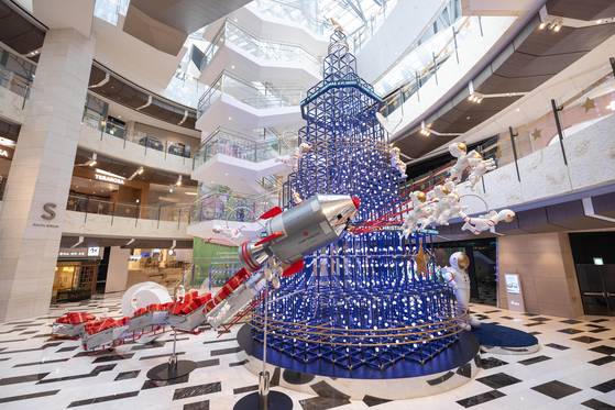 IFC몰에 조성된 크리스마스 크리스마스 포토존 전경. 사진 IFC몰
