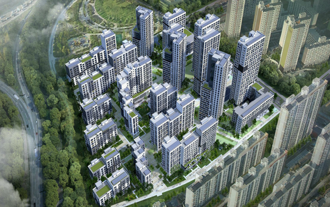 서울 강동구 고덕강일3단지 조감도. SH