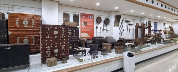 창녕 영산민속전시관 내부.