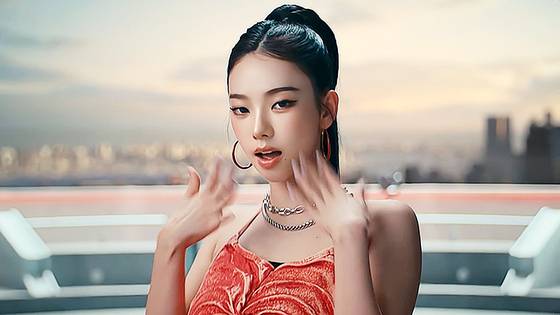 걸그룹 에스파 카리나..사진 유튜브 화면 캡처