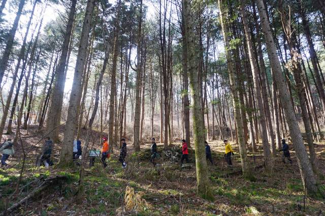 &nbsp;함께 달리는 치악산둘레길 2코스 구룡길. 지난해 여름부터 매달 한 달에 한 번씩 산을 좋아하는 사람들과 같이 산을 달리고 있다