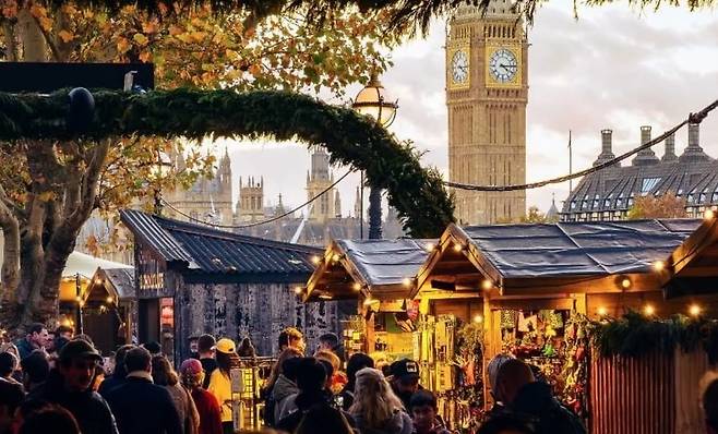 런던 사우스 뱅크의 크리스마스 풍경. / 사진출처. 사우스뱅크 홈페이지