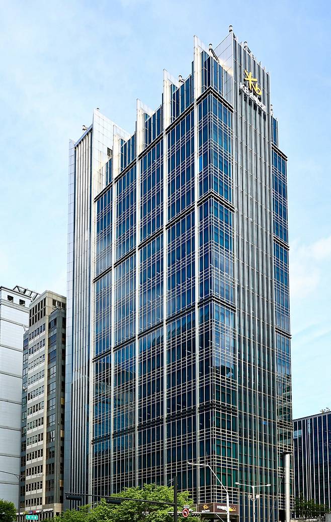 KB손해보험 강남 사옥 전경.