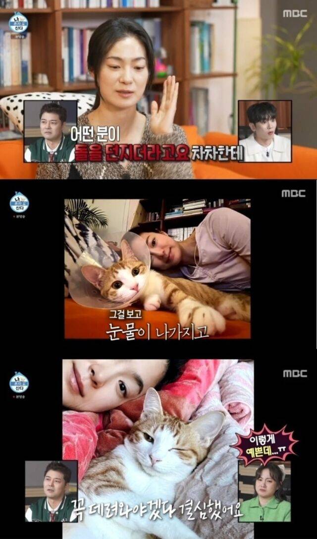 옥자연은 지난 2월 MBC '나 혼자 산다' 출연 당시 첫 번째 반려묘 '차차'와의 인연을 공개하며 남다른 생명 존중 정신을 보여준 바 있다./MBC '나 혼자 산다'