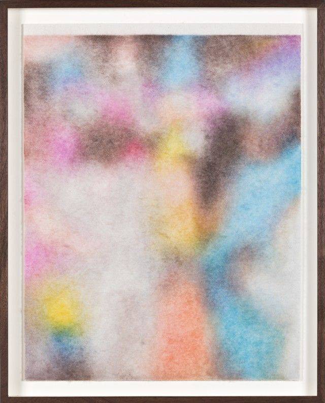 Bangui, République centrafricaine, 25 juin 2025, Drawing with color pencil on wool felt , 45 x 35 cm *재판매 및 DB 금지