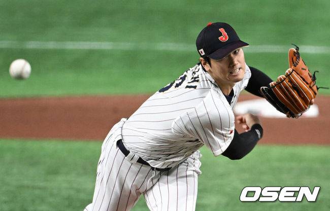 [OSEN=도쿄(일본), 손용호 기자] 9일 일본 도쿄돔에서 ‘2023 월드베이스볼클래식(WBC)’ 1라운드 B조 일본과 중국의 경기가 열렸다.1회초 일본 선발 오타니 쇼헤이가 역투하고 있다. 2023.03.09 /spjj@osen.co.kr
