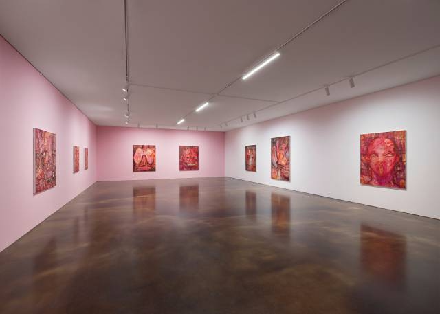 서울 삼청동 국제갤러리에서 열리고 있는 장파의 개인전 '고어 데코' 전시 전경. 사진 제공=국제갤러리