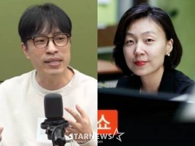 고 김영대 평론가(왼쪽), 김현정 PD /사진=CBS 라디오 '김현정의 뉴스쇼'