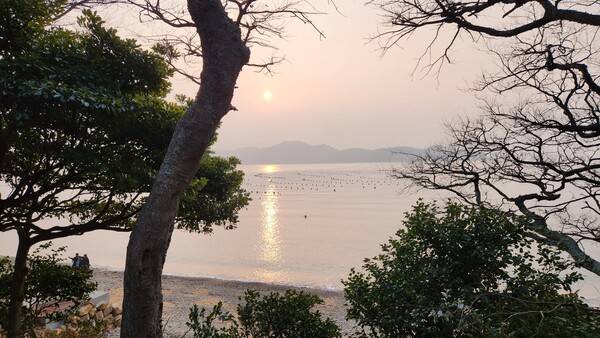 전라남도의 해맞이 명소에서는 2026년 새해 맞이 행사가 다채롭게 펼쳐진다. 사진은 해남 땅끝 맴섬 바닷가 일출. 전남도 제공